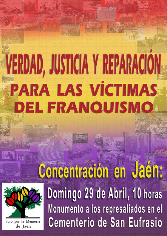 JAN: Concentracin Verdad, Justicia y Reparacin para las Vctimas del franquismo